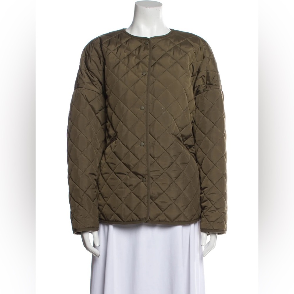 Toteme Quilted Brown Puffer Jacket